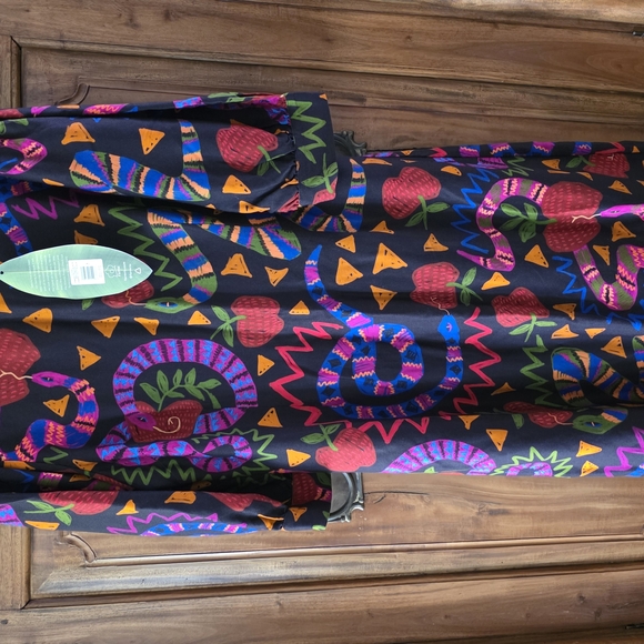 FARM Rio Colorful Patterned Midi Dress - Picture 2 of 7